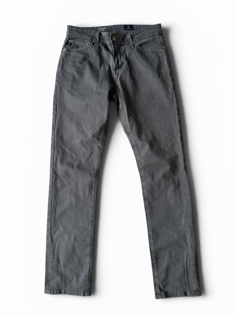 Adriano Goldschmied mens 30x32 Everett slim straight grey denim jeans EUC